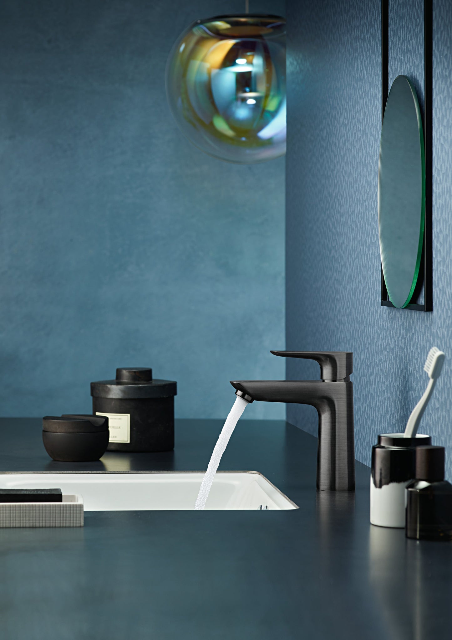 hansgrohe Talis E Single-Hole Faucet 110 with Pop-Up Drain, 1.2 GPM