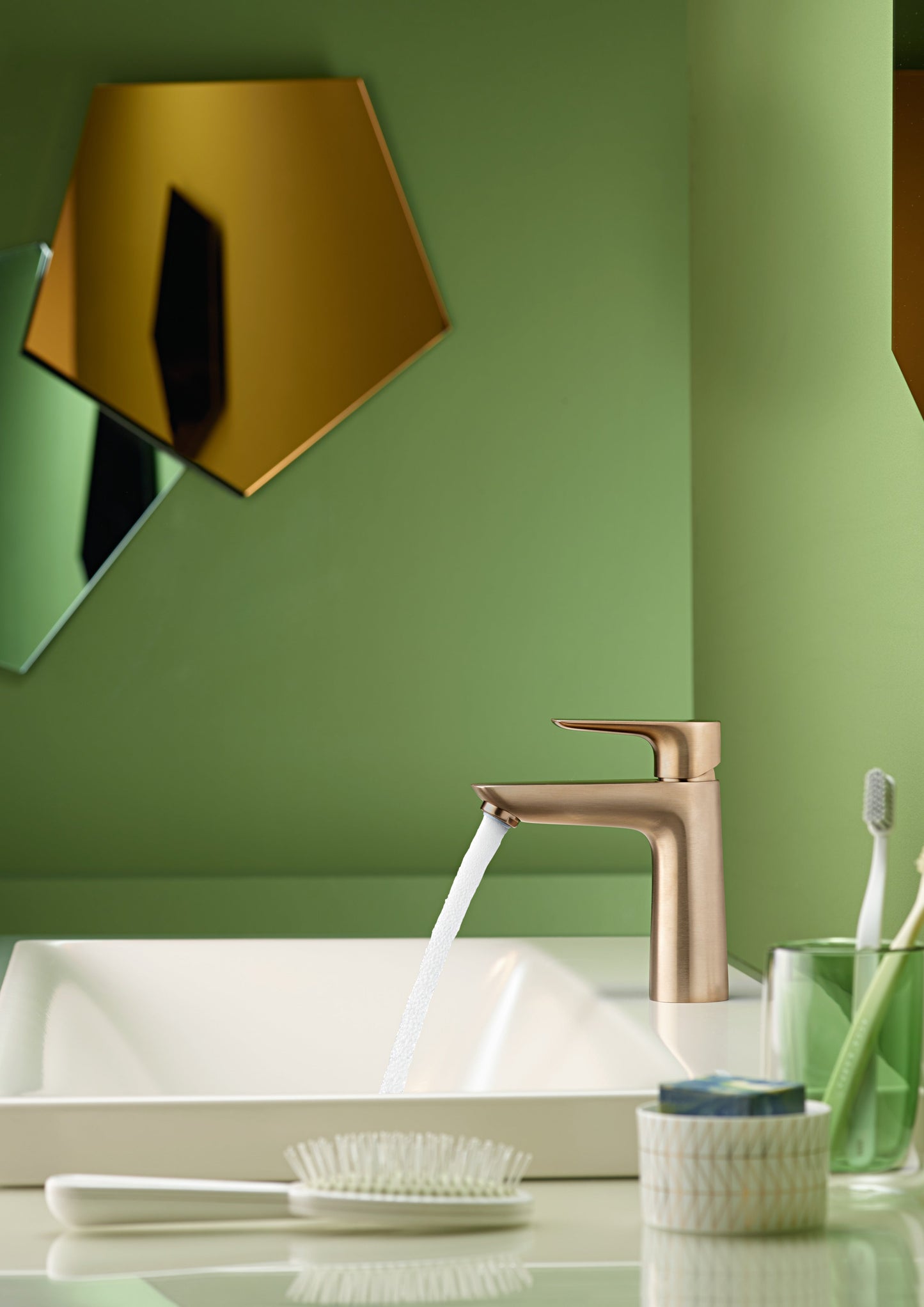hansgrohe Talis E Single-Hole Faucet 110 with Pop-Up Drain, 1.2 GPM