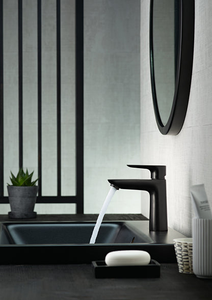hansgrohe Talis E Single-Hole Faucet 110 with Pop-Up Drain, 1.2 GPM