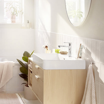 hansgrohe Rebris S Single-Hole Faucet 110 with Pop-Up Drain, 1.2 GPM