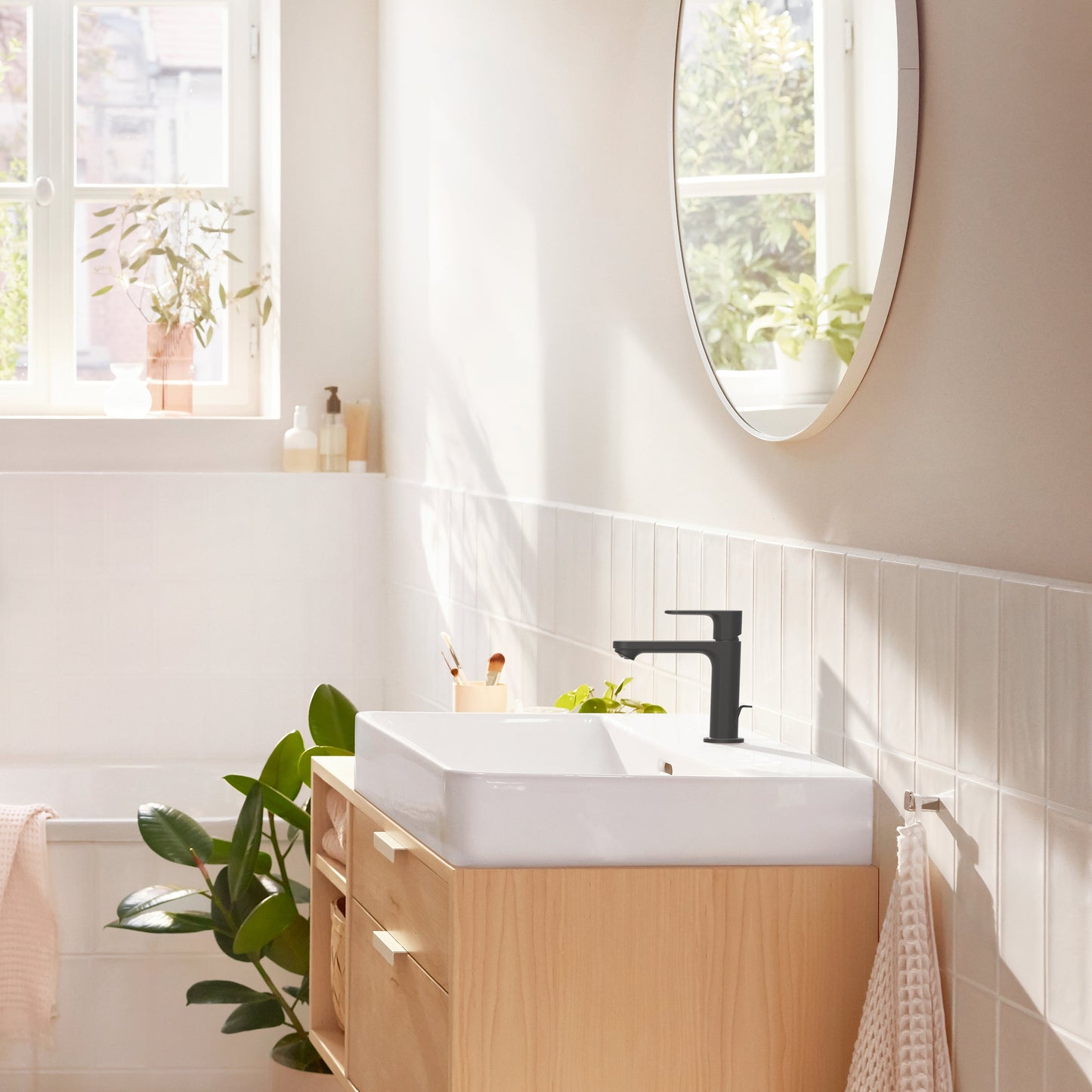 hansgrohe Rebris S Single-Hole Faucet 110 with Pop-Up Drain, 1.2 GPM
