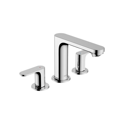 hansgrohe Rebris S Widespread Faucet 110 with Pop-Up Drain, 1.2 GPM