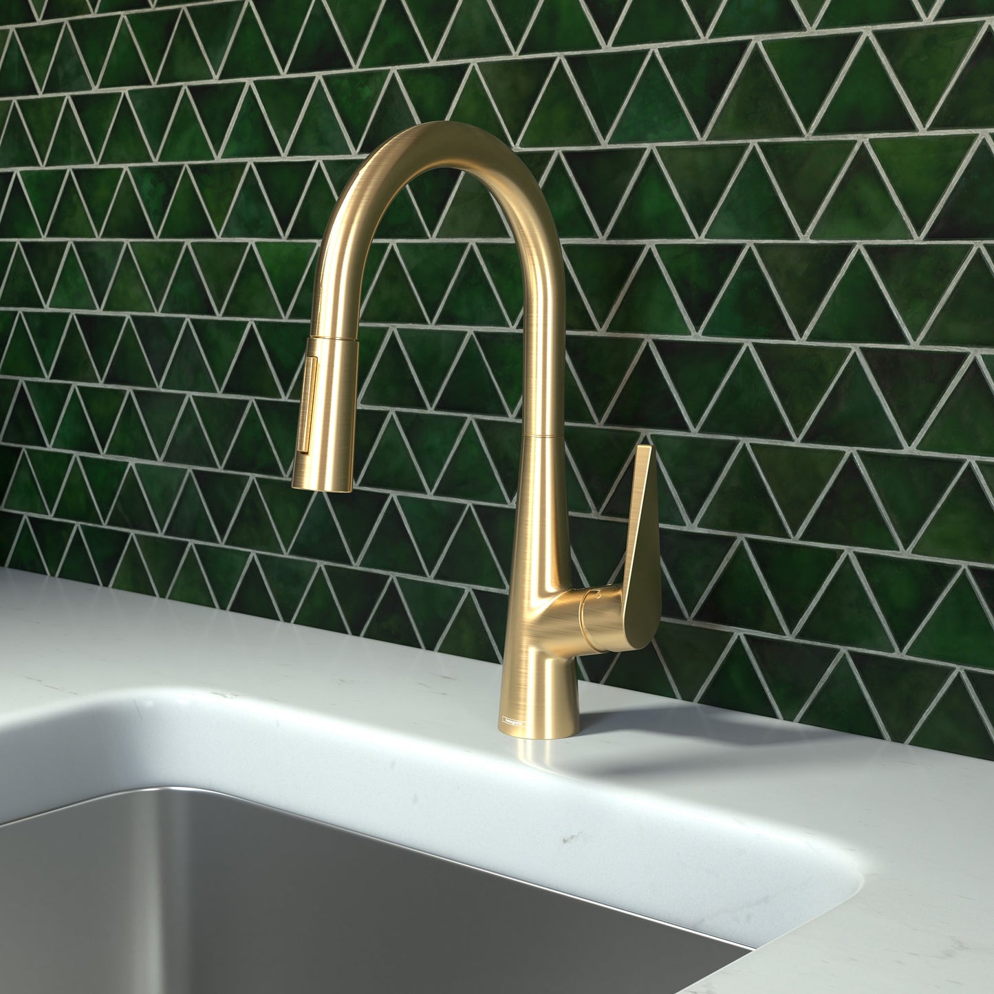hansgrohe Talis S HighArc Kitchen Faucet, 2-Spray Pull-Down, 1.75 GPM