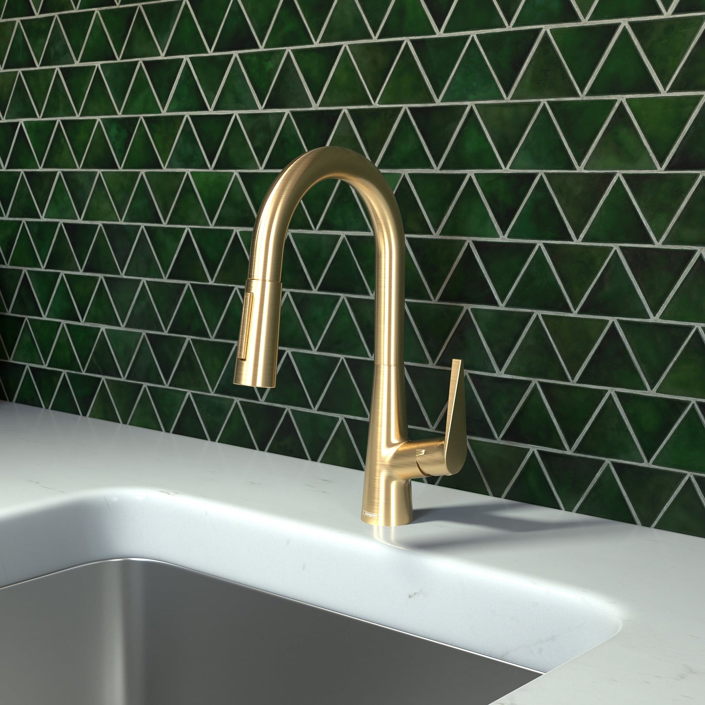 hansgrohe Talis S Prep Kitchen Faucet, 2-Spray Pull-Down, 1.75 GPM