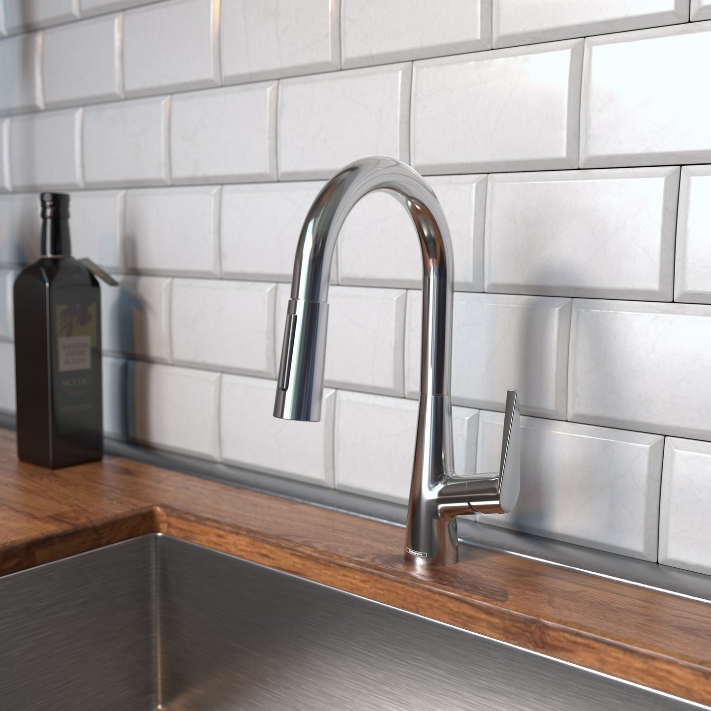 hansgrohe Talis S Prep Kitchen Faucet, 2-Spray Pull-Down, 1.75 GPM