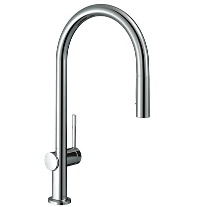hansgrohe Talis N HighArc Kitchen Faucet, O-Style 2-Spray Pull-Down, 1.5 GPM