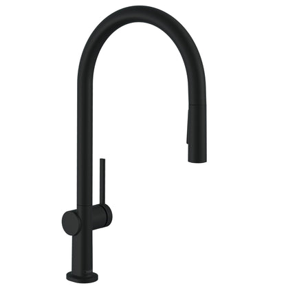 hansgrohe Talis N HighArc Kitchen Faucet, O-Style 2-Spray Pull-Down, 1.5 GPM