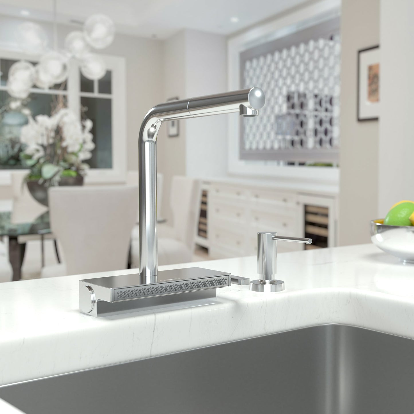 hansgrohe Aquno Select Kitchen Faucet, 2-Spray Pull-Out, 1.75 GPM