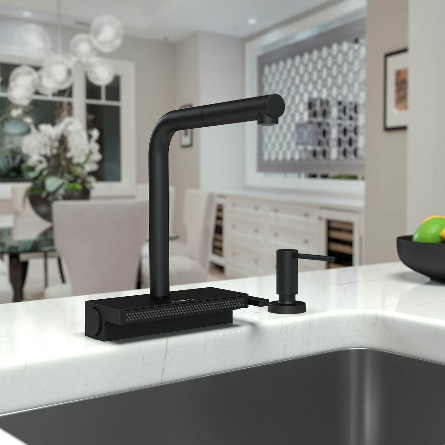 hansgrohe Aquno Select Kitchen Faucet, 2-Spray Pull-Out, 1.75 GPM