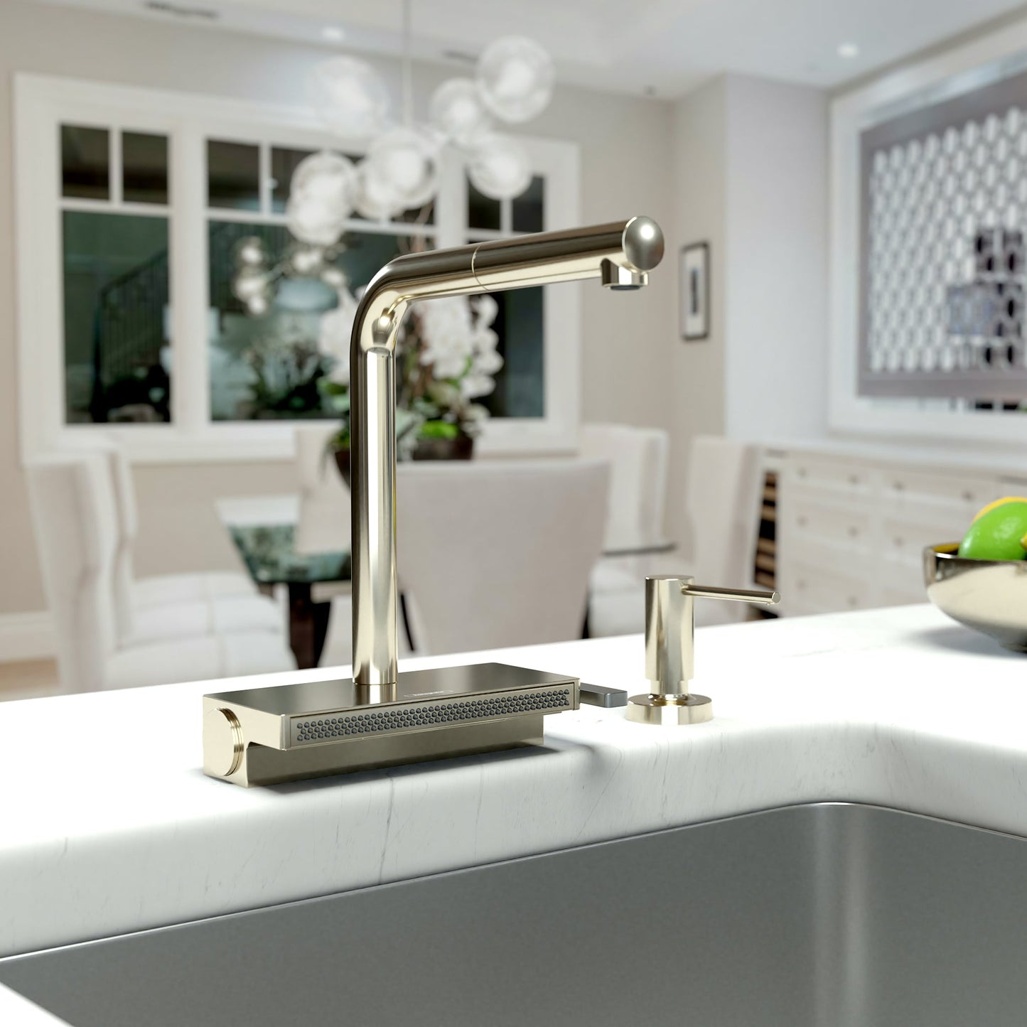 hansgrohe Aquno Select Kitchen Faucet, 2-Spray Pull-Out, 1.75 GPM