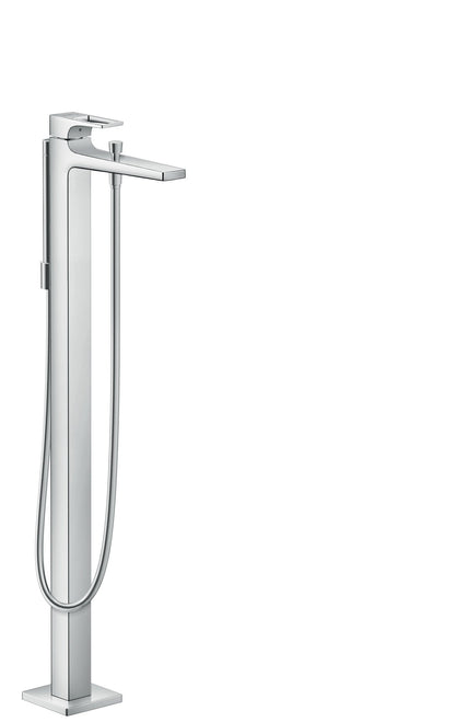 hansgrohe Metropol Freestanding Tub Filler Trim with Loop Handle and 1.75 GPM Handshower