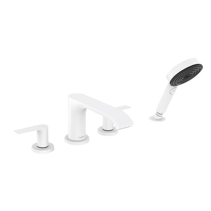 hansgrohe Vivenis 4-Hole Roman Tub Set Trim with 1.75 GPM Handshower