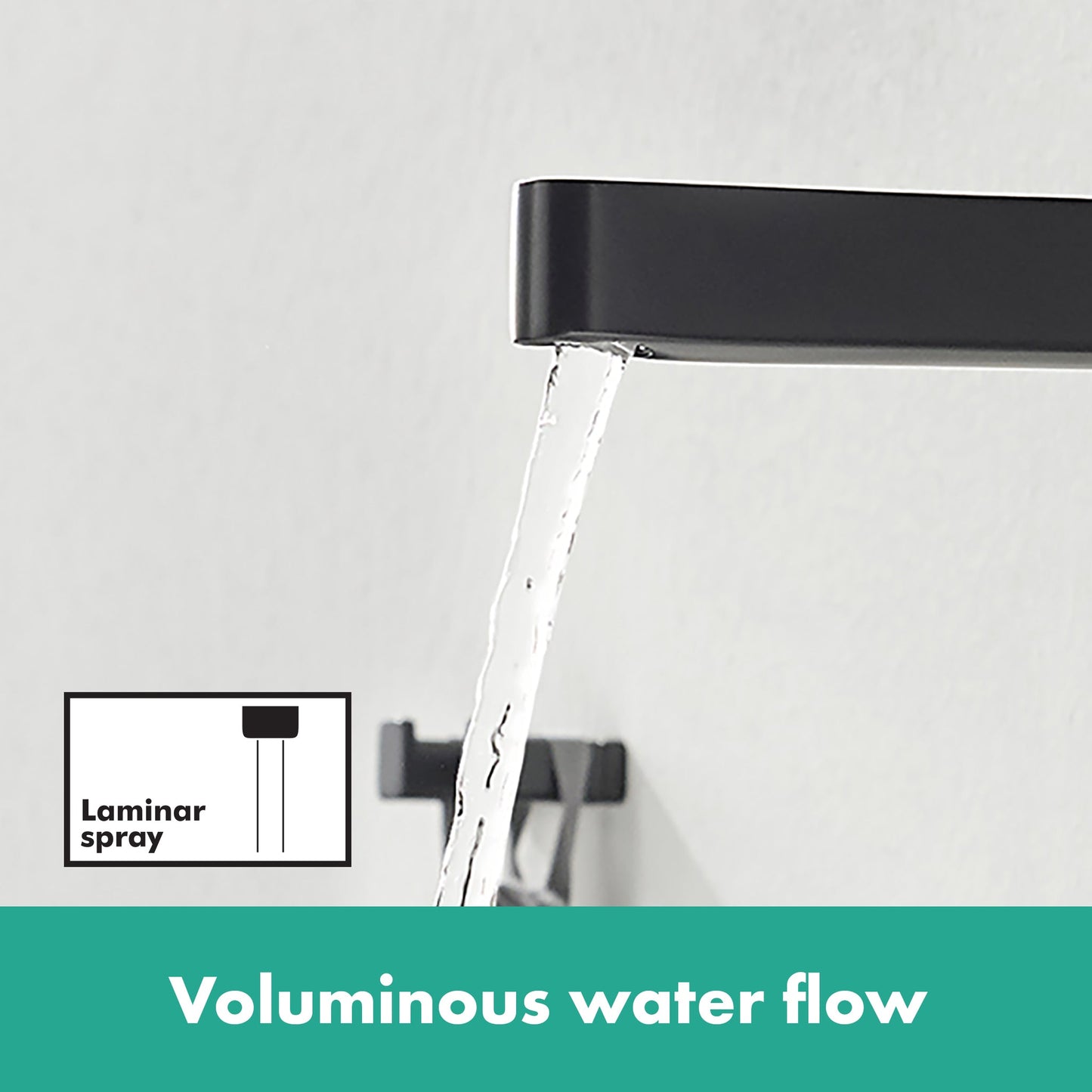 hansgrohe Finoris Single-Hole Faucet 100 with Pop-Up Drain, 1.2 GPM