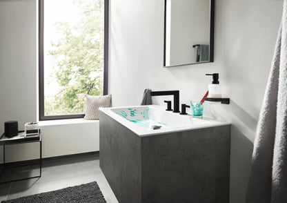 hansgrohe Finoris Wide-spread Faucet 110 with Pop-up Drain, 1.2 GPM