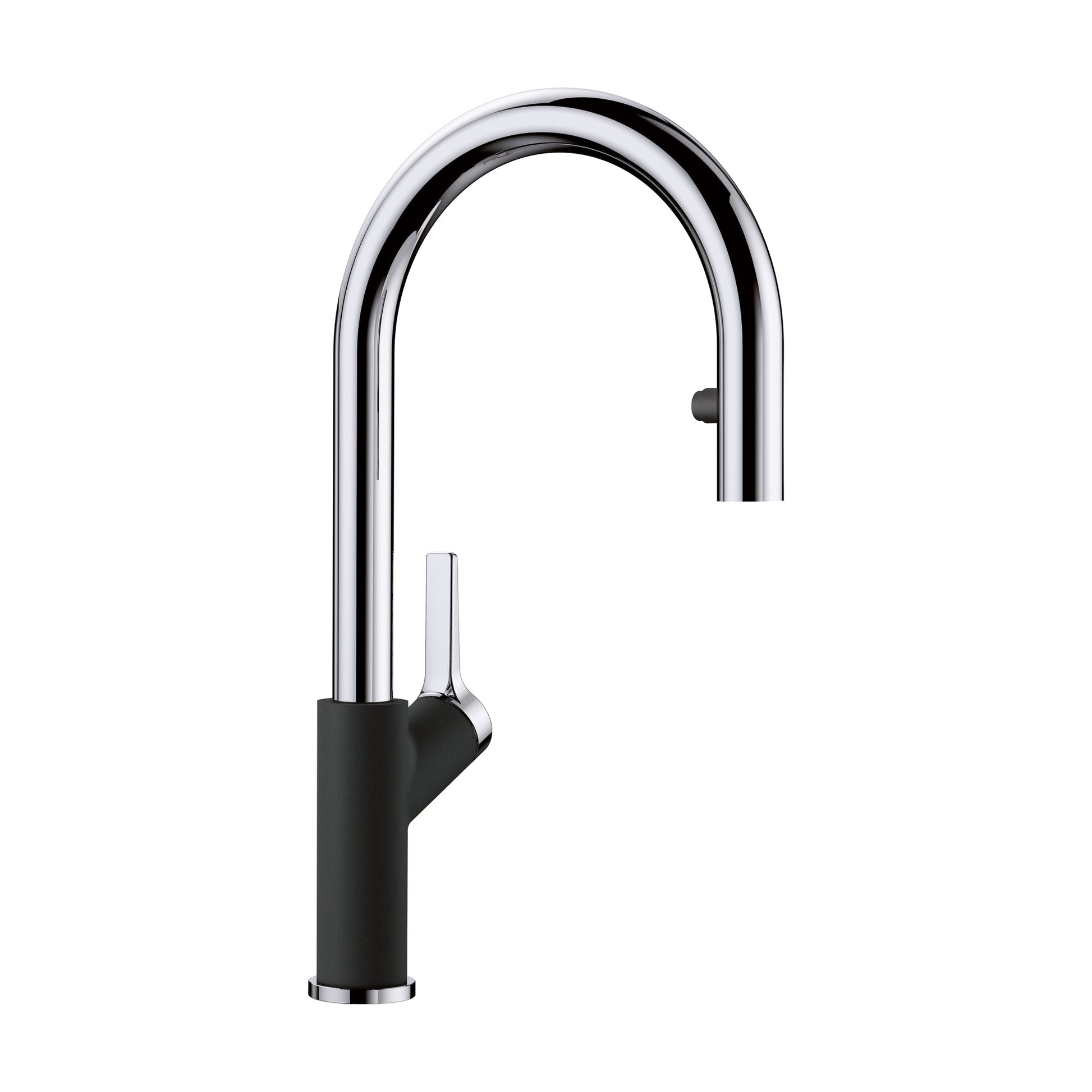 BLANCO Urbena Pull-Down Dual-Spray Kitchen Faucet - Chrome/Coal Black