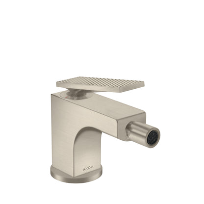AXOR Citterio Single-Hole Bidet Faucet with Pop-Up Drain- Rhombic Cut, 1.5 GPM