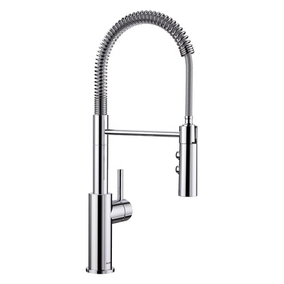 BLANCO Catris Semi-Pro Pull-Down Dual-Spray Kitchen Faucet - Chrome