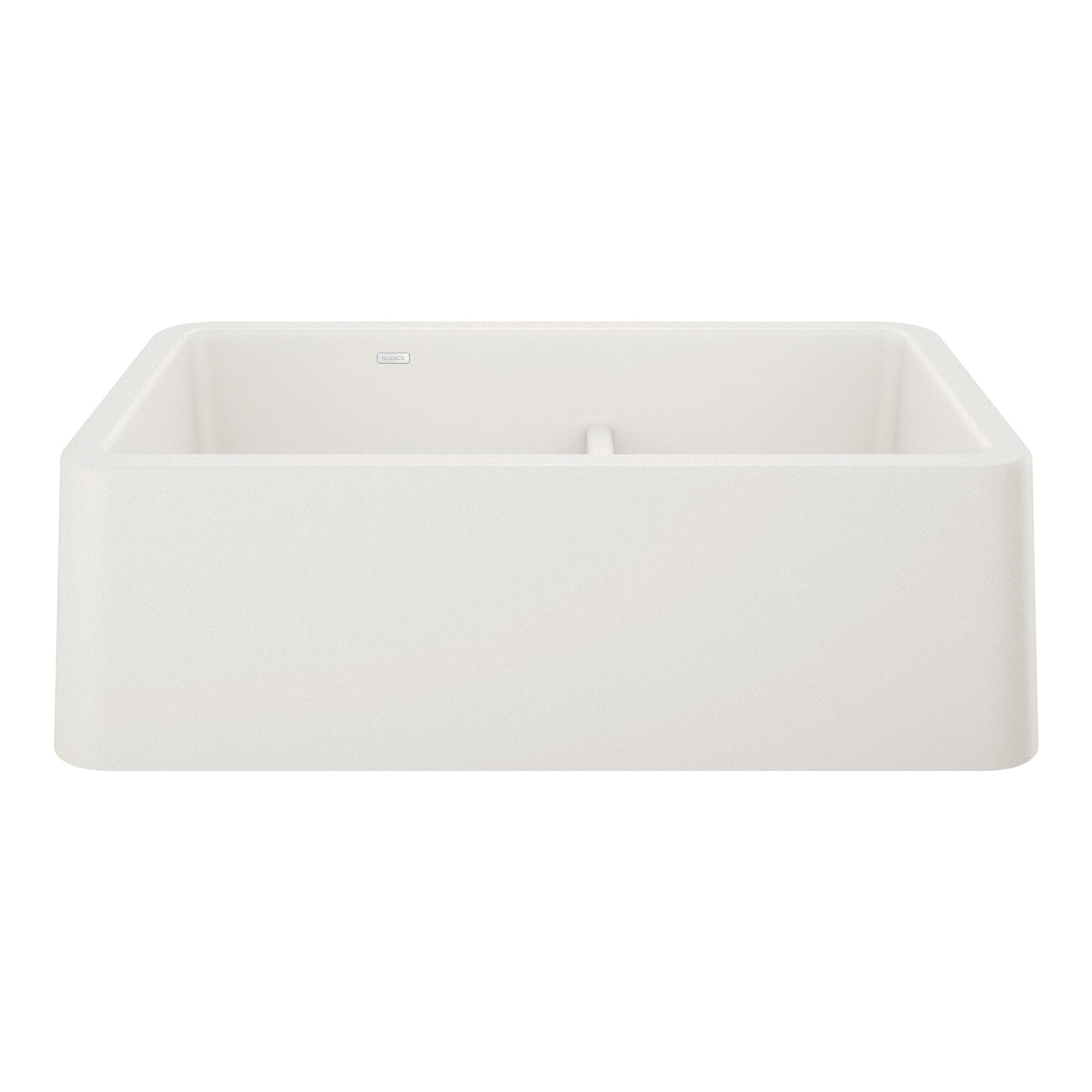 BLANCO 402324 Ikon 33" Apron Double Bowl Farmhouse Sink with Low Divide - White