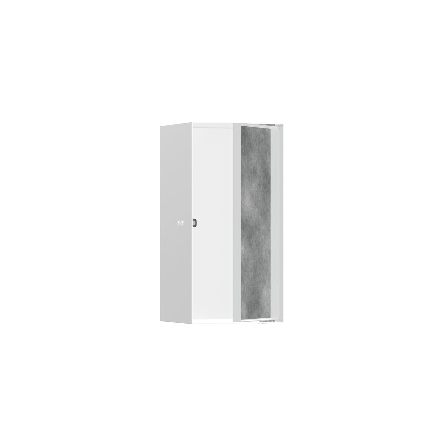 hansgrohe XtraStoris Rock Wall Niche with Tileable Door 12"x 6"x 5.5"