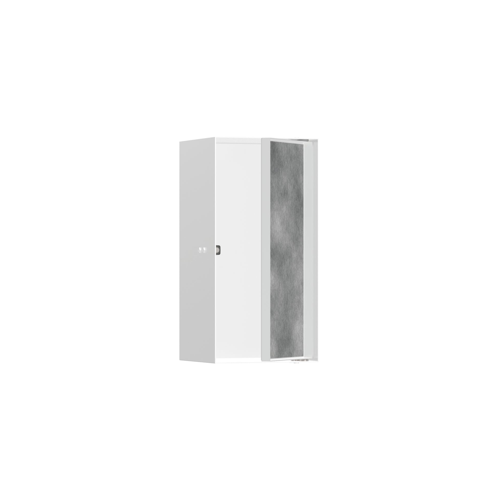 hansgrohe XtraStoris Rock Wall Niche with Tileable Door 12"x 6"x 5.5"