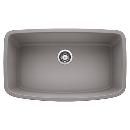 BLANCO 441775 Valea Super Single Bowl Kitchen Sink - Metallic Gray