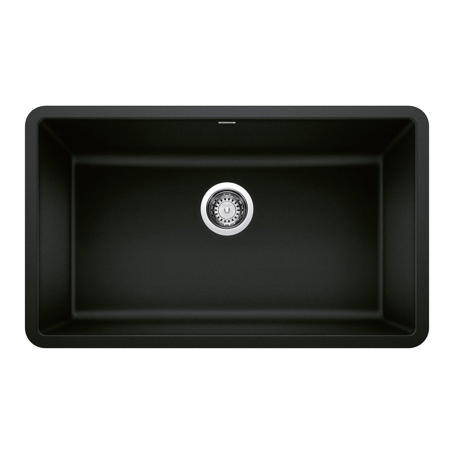 BLANCO 442931 Precis 30" Single Bowl Kitchen Sink - Coal Black