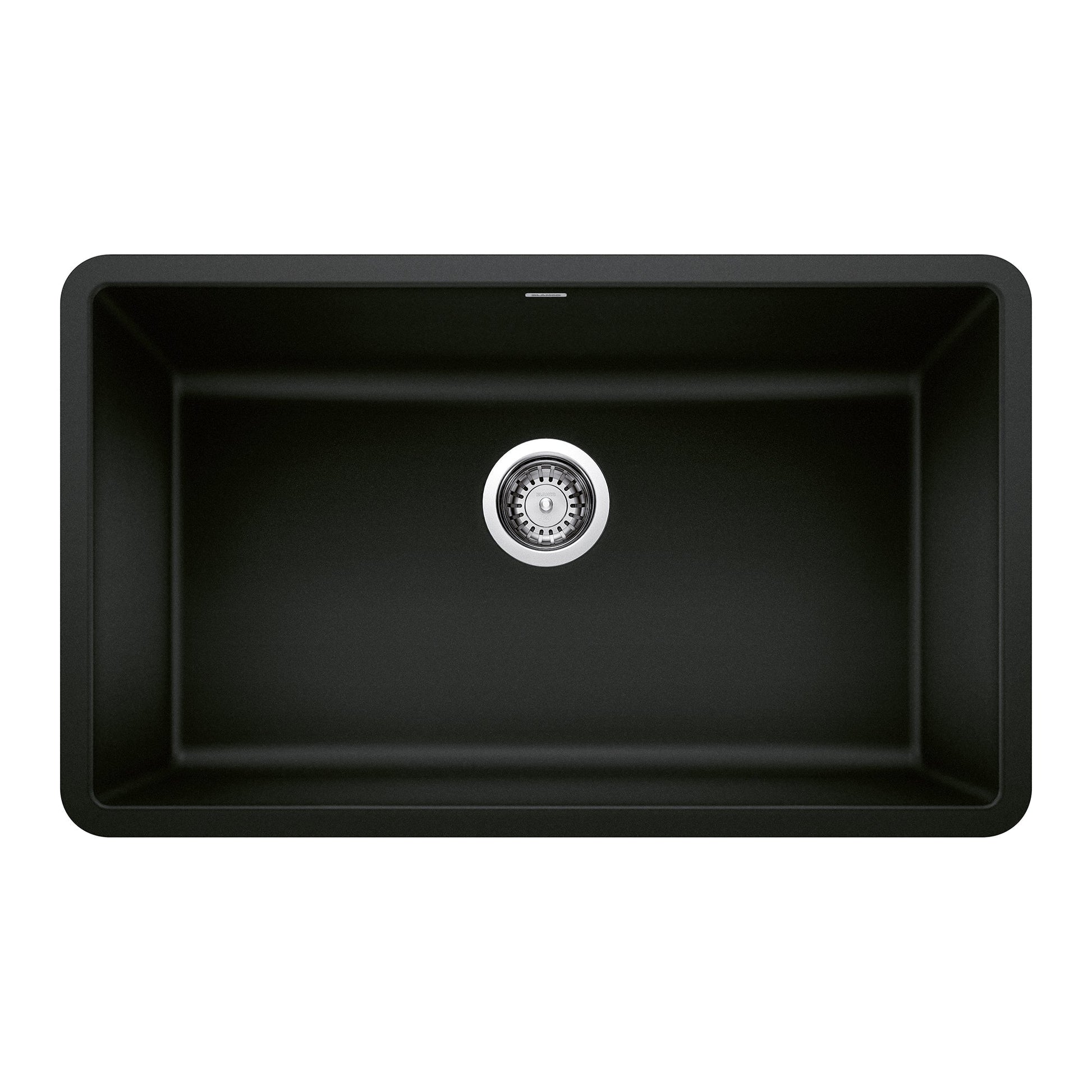 BLANCO 442931 Precis 30" Single Bowl Kitchen Sink - Coal Black