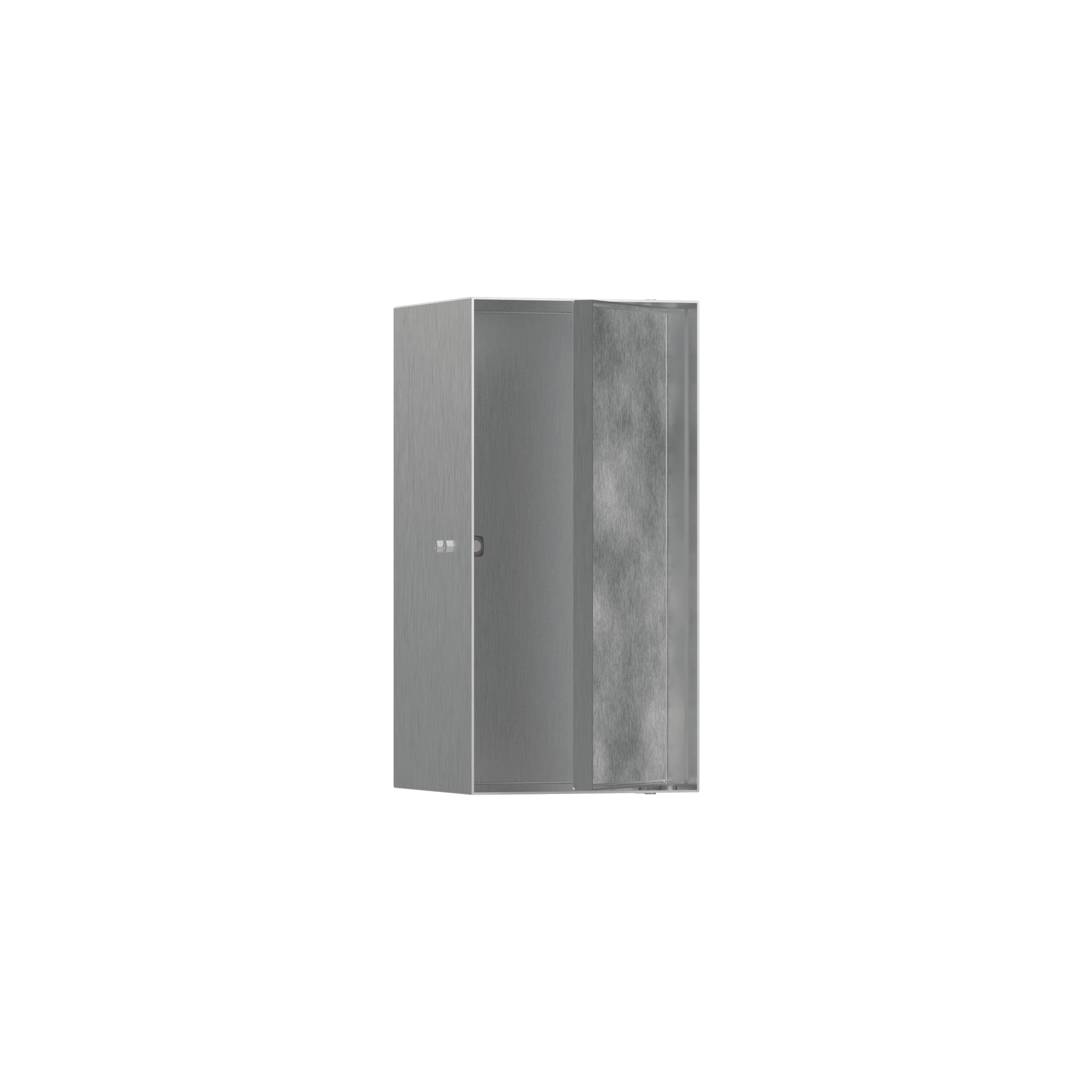 hansgrohe XtraStoris Rock Wall Niche with Tileable Door 12"x 6"x 5.5"