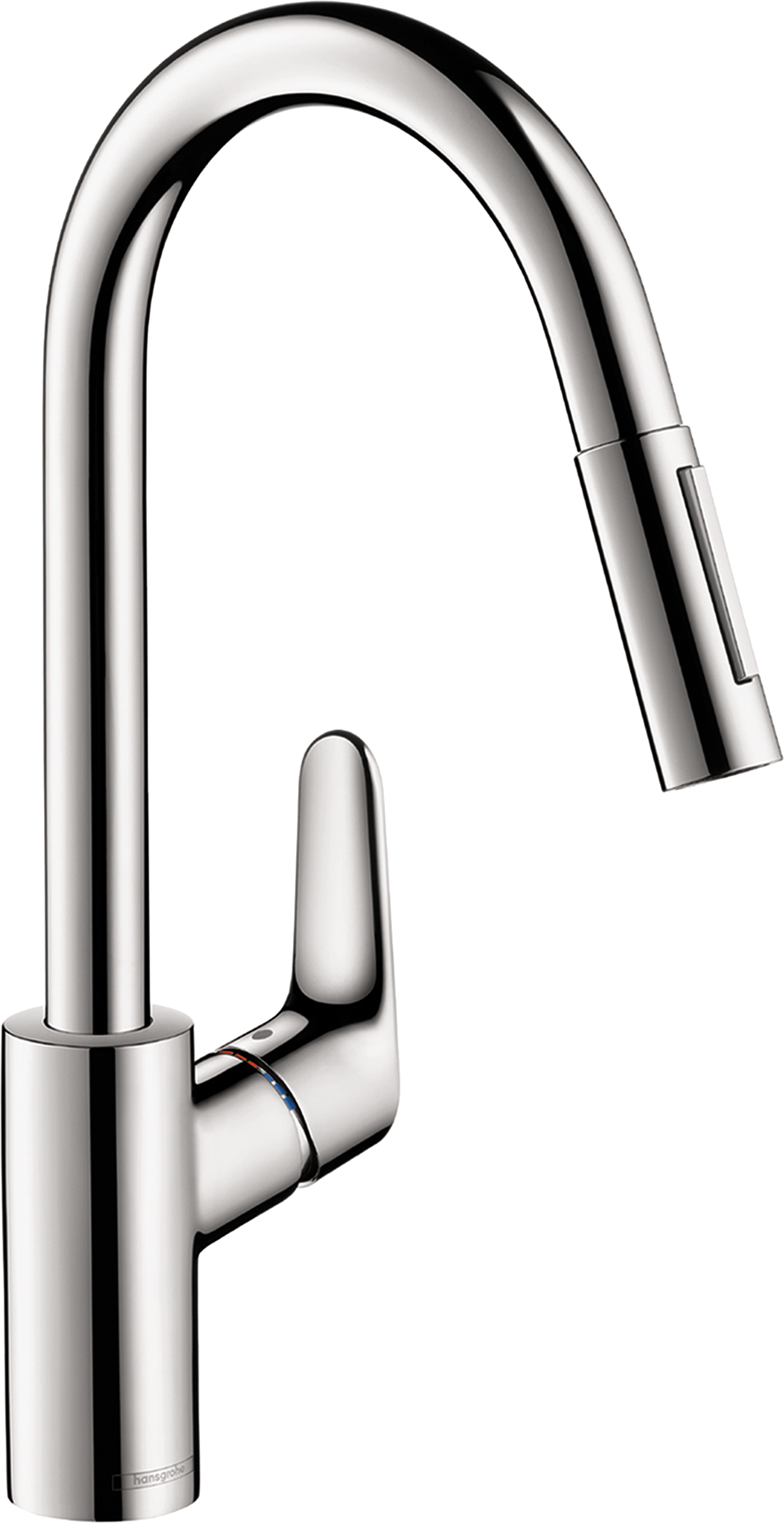 hansgrohe Focus Higharc Kitchen Faucet, 2-Spray Pull-Down, 1.5 GPM