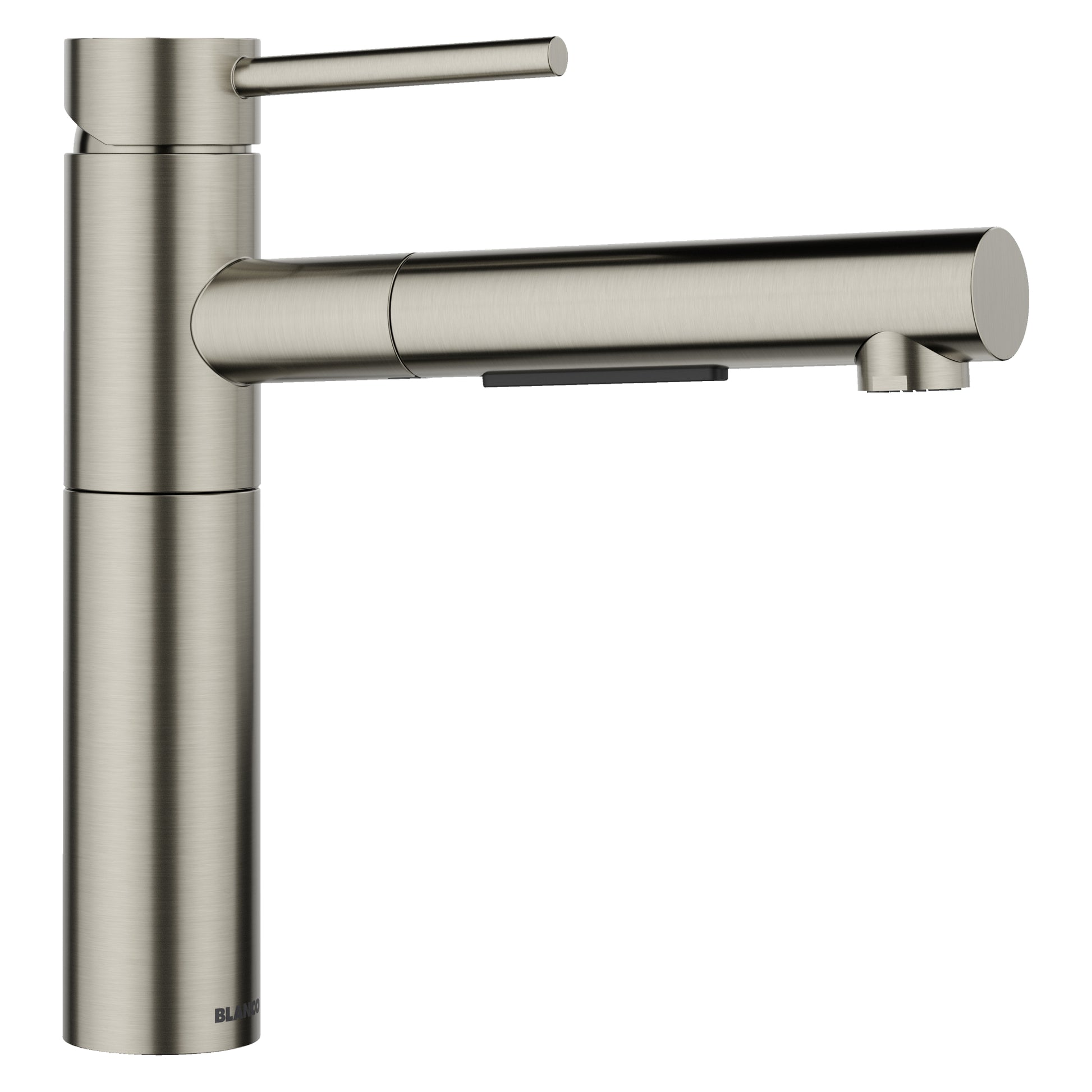 BLANCO Alta II Low Arc Pull-Out Dual-Spray Kitchen Faucet - Satin Platinum