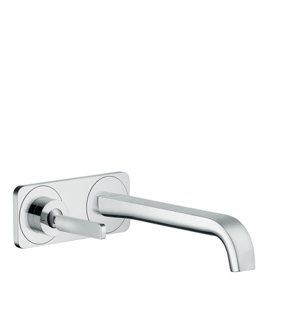 AXOR Citterio E Wall-Mounted Single-Handle Faucet Trim with Base Plate, 1.2 GPM
