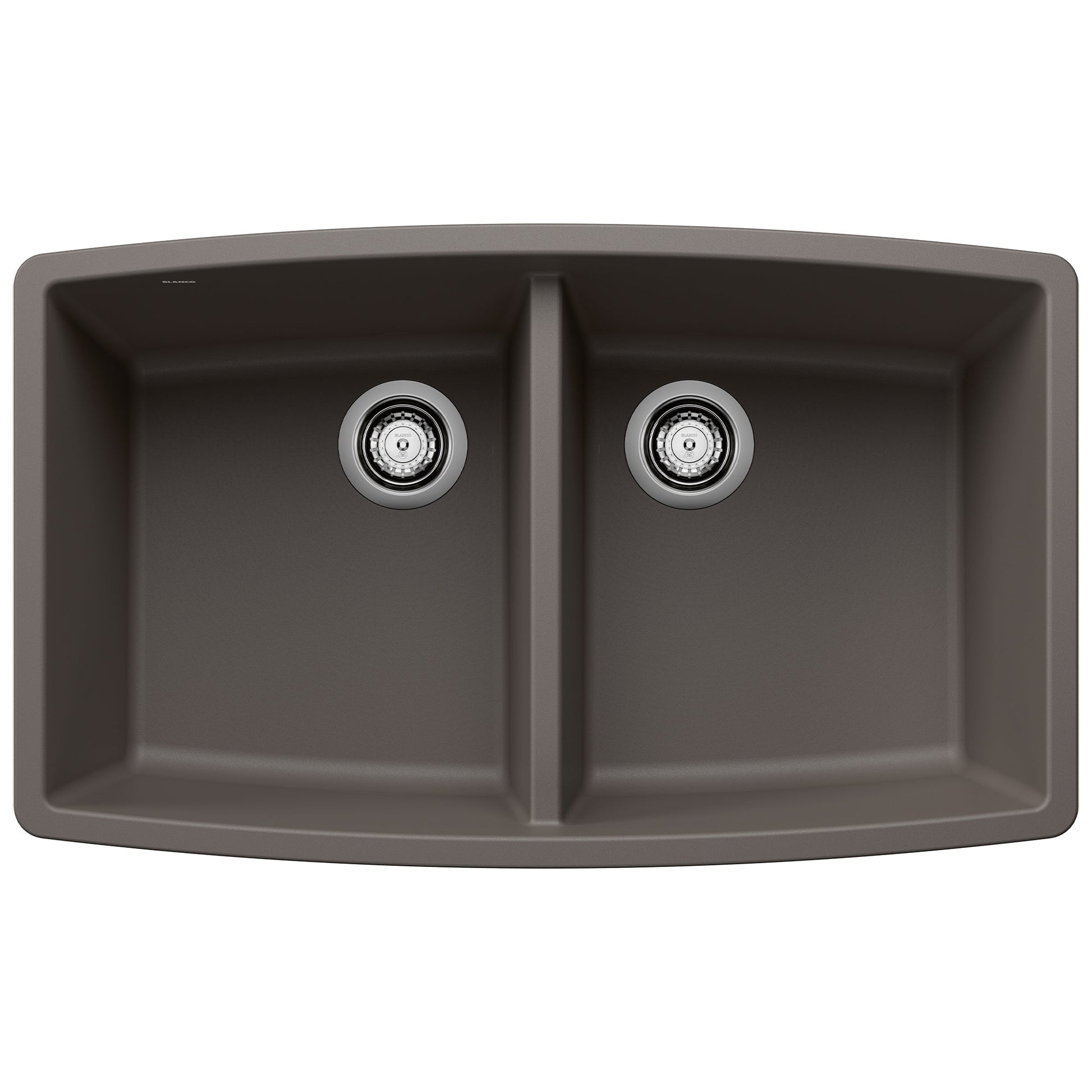 BLANCO 443123 Performa Equal Double Bowl Kitchen Sink - Volcano Gray