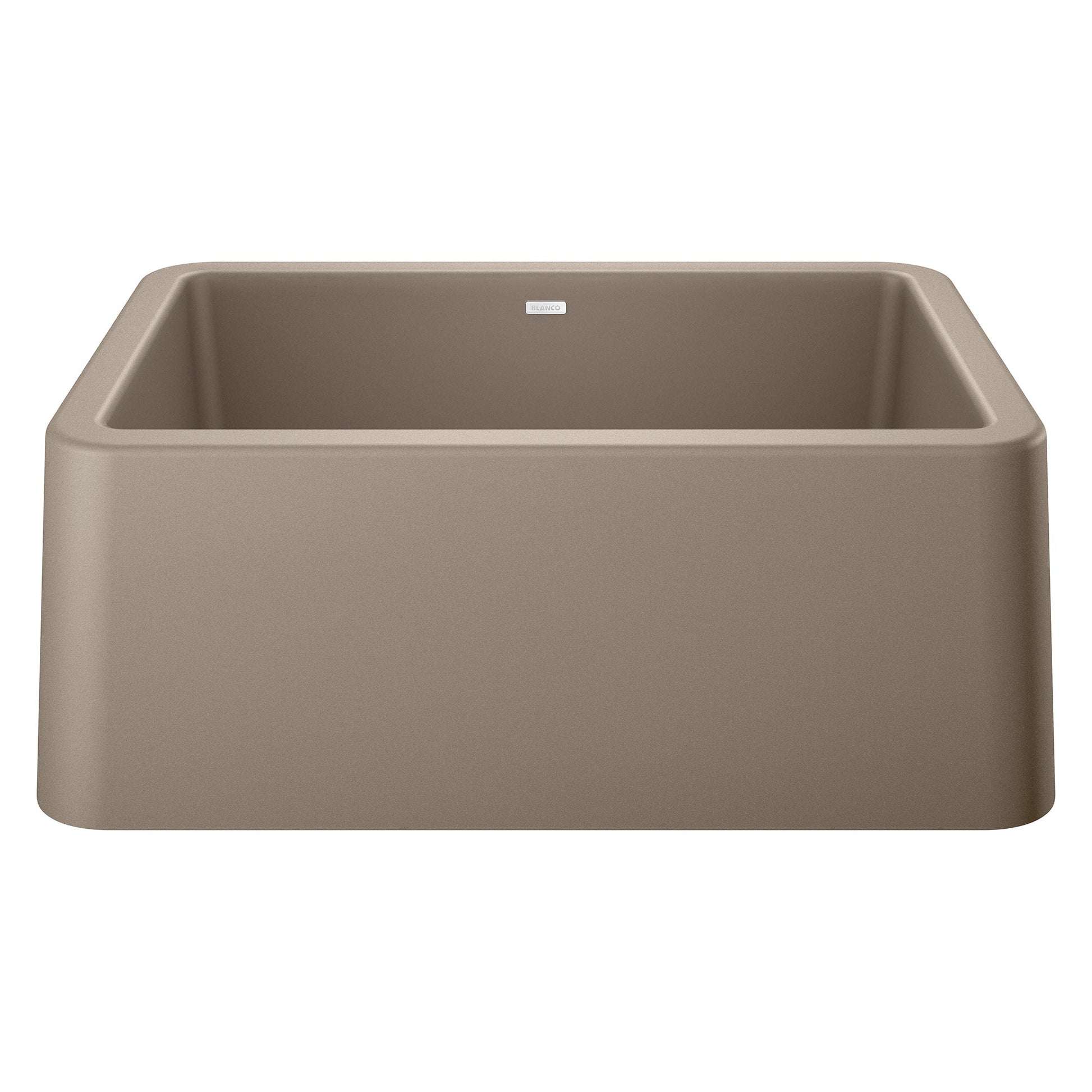 BLANCO 402318 Ikon 27" Apron Single Bowl Farmhouse Sink - Truffle