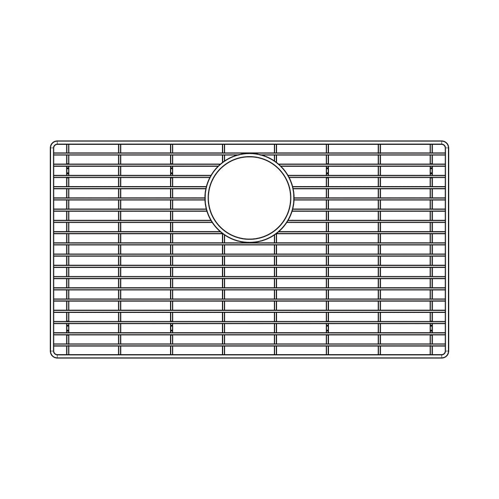 BLANCO 233532 Stainless Steel Bottom Grid for Ikon/Vintera 30" Sinks