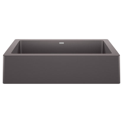 BLANCO 526539 Vintera 30" Super Single Apron Farmhouse Sink - Cinder