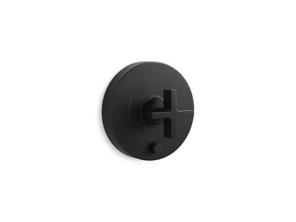Kallista P24416-CR One Pb Shower Trim W/Divrt, Cross Hdl