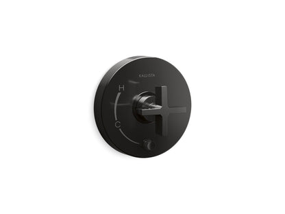 Kallista P24416-CR One Pb Shower Trim W/Divrt, Cross Hdl