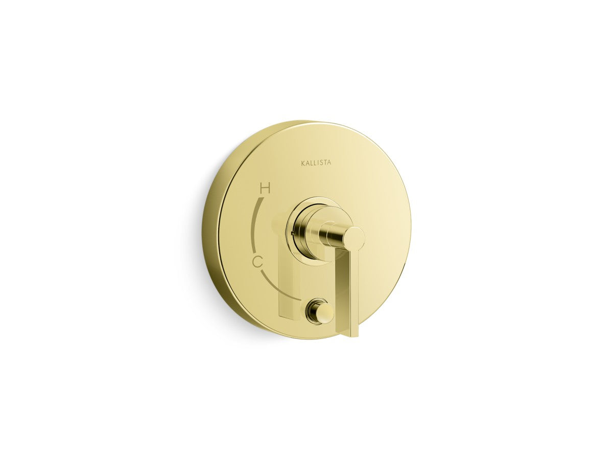 Kallista P24416-LV One Pb Shower Trim W/Divrt, Lever Hdl