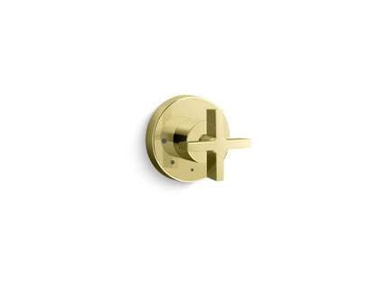 Kallista P24423-CR One Volume Control Trim, Cross Handle