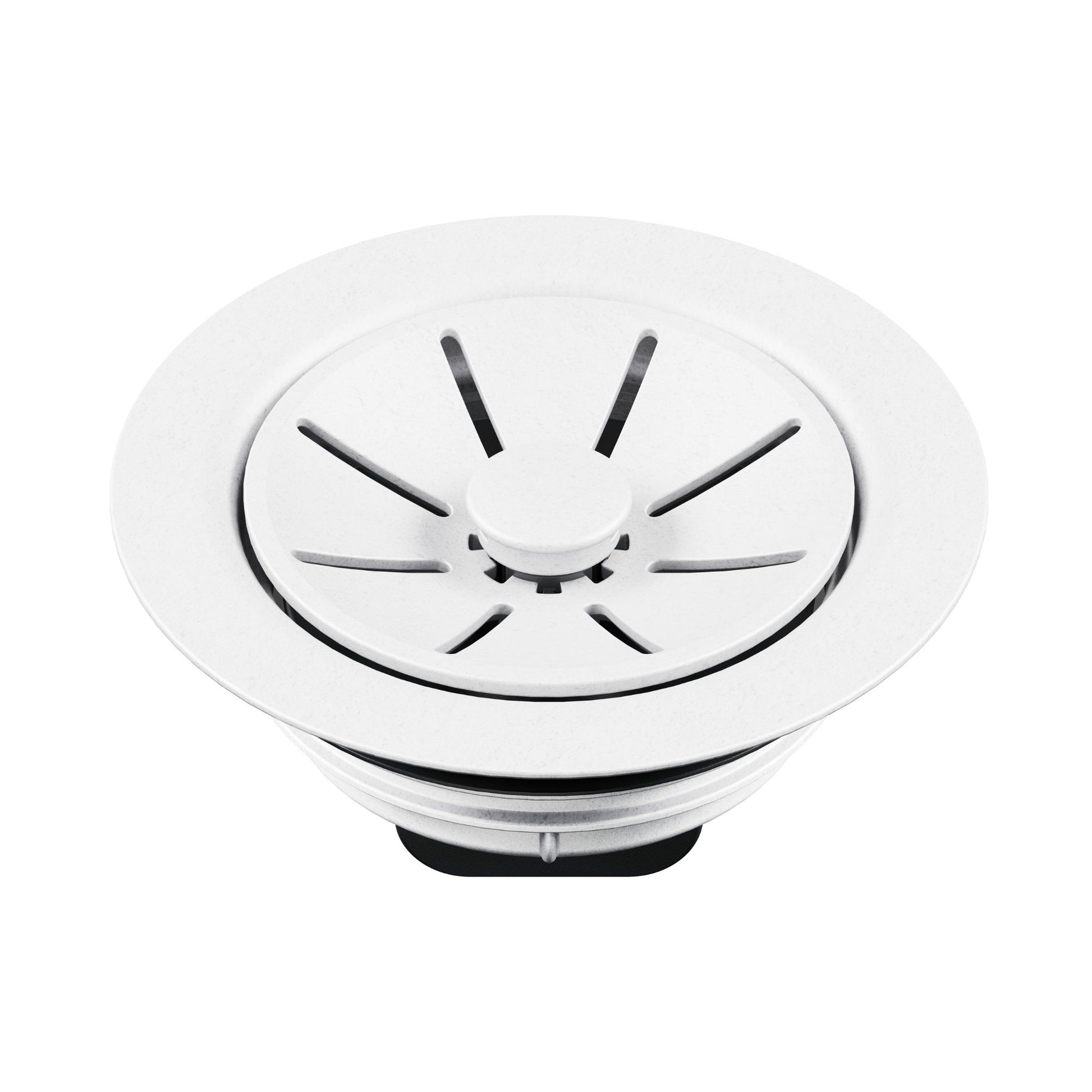 BLANCO Essential Silgranit Color-Matched Disposal Flange Insert with Waste Scraper - White