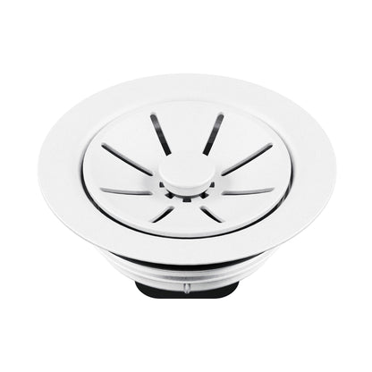 BLANCO Essential Silgranit Color-Matched Disposal Flange Insert with Waste Scraper - White