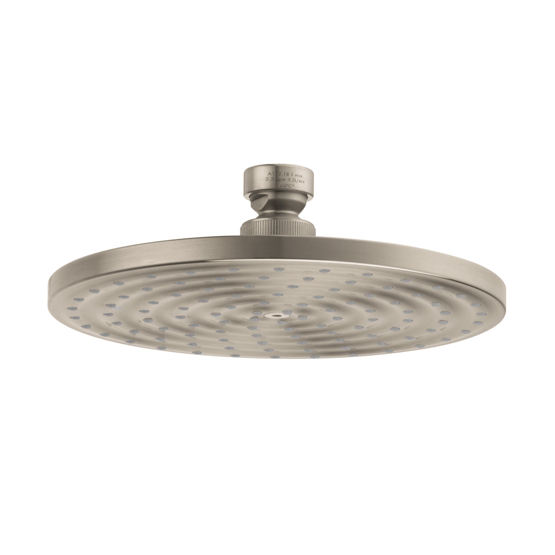 hansgrohe Raindance S Showerhead 180 1-Jet Rain, 2.5 GPM
