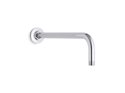 KOHLER K-10124 Wall-mount Rainhead Arm and Flange, polished chrome