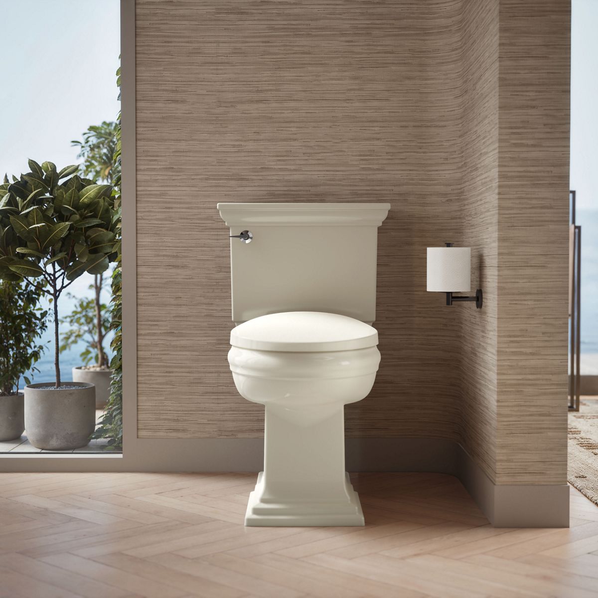 KOHLER K-10349 PureWarmth Heated Quiet-Close elongated toilet seat
