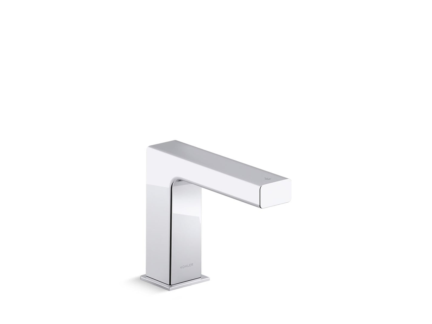 KOHLER K-104S36-SATA Strayt Touchless single-hole lavatory faucet with Kinesis sensor technology, DC-powered, 0.35 gpm