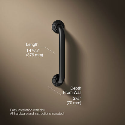 3/4 view of product with dimensions