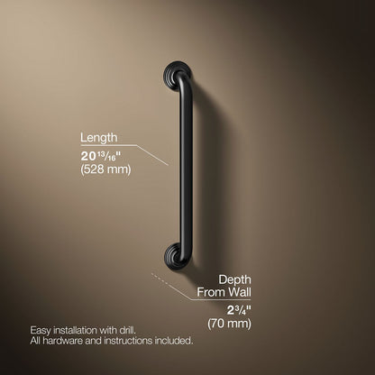3/4 view of product with dimensions