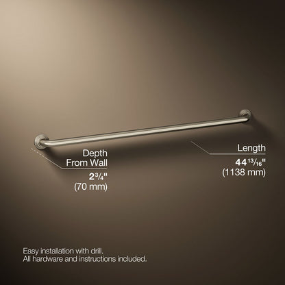 3/4 view of product with dimensions