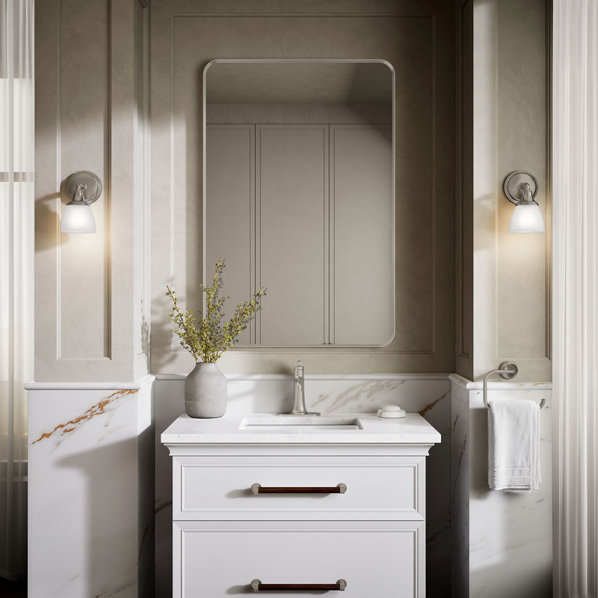 Products in use in close room view