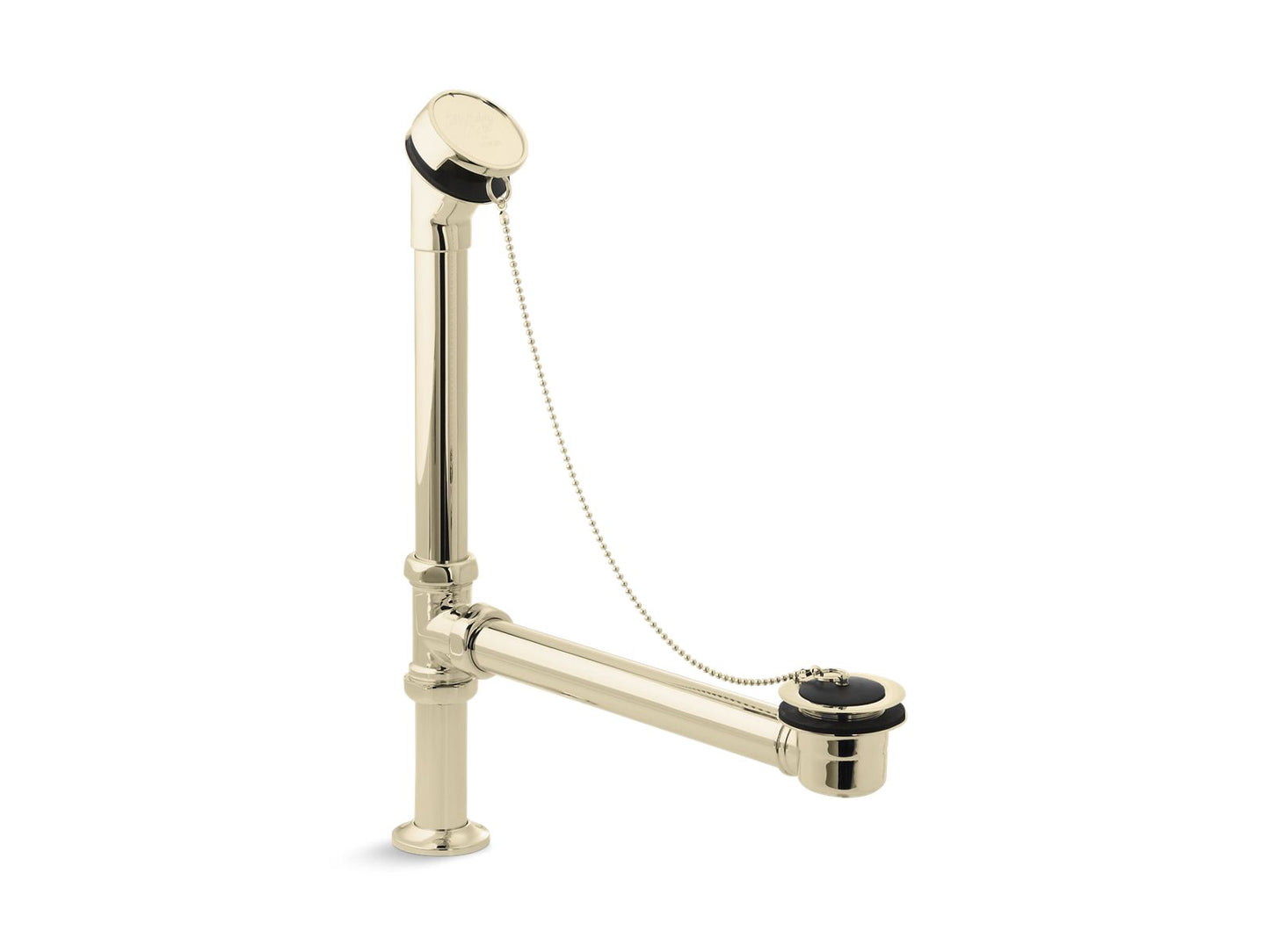 KOHLER K-106 Antique Bath drain, chain and rubber stopper